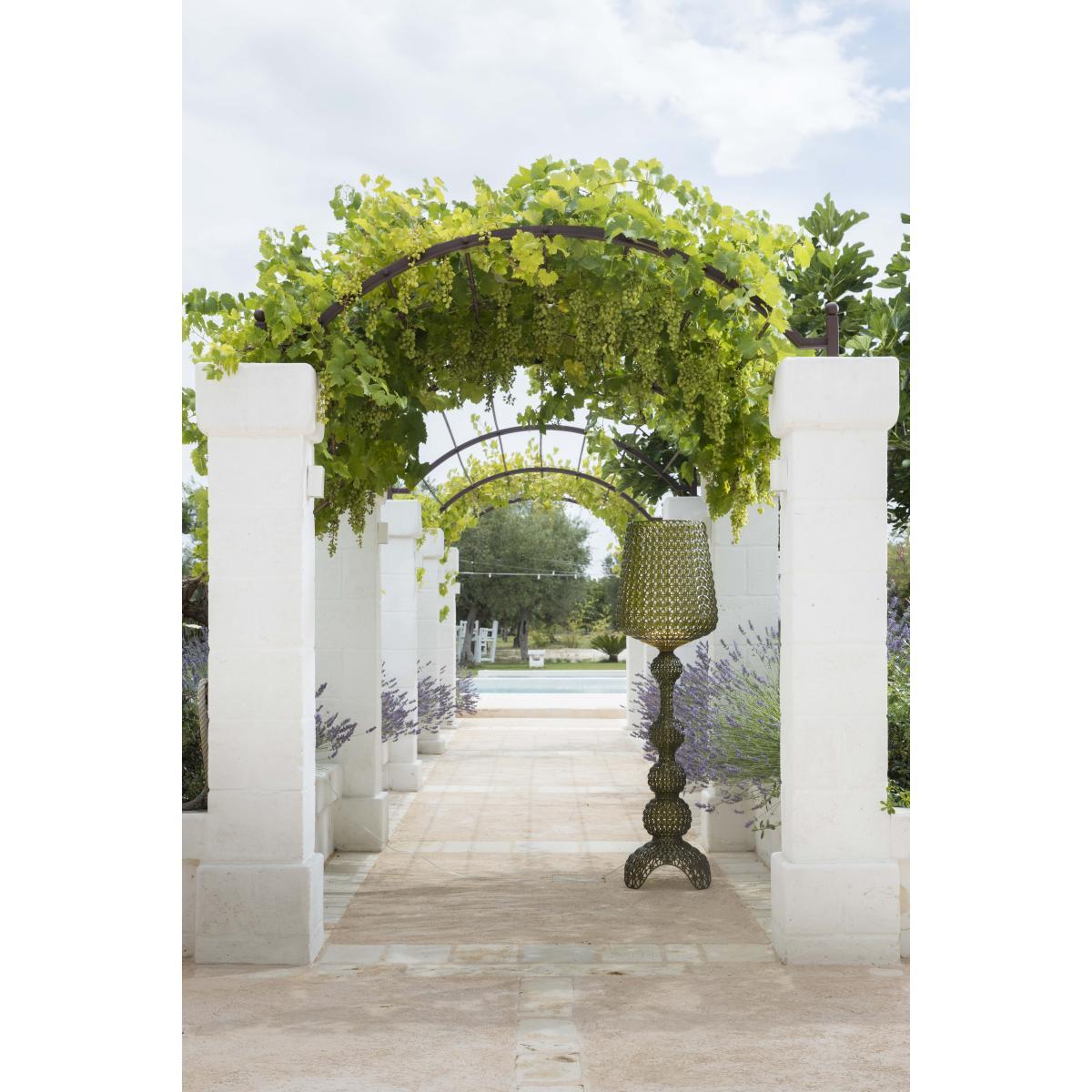 Kabuki Outdoor Floor lamp - / LED - For outdoors by Kartell Black – image 2