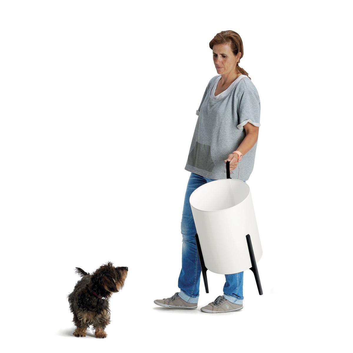 Greta Floor lamp - / Ø 40 x H 90 cm by Carpyen White/Black – image 2