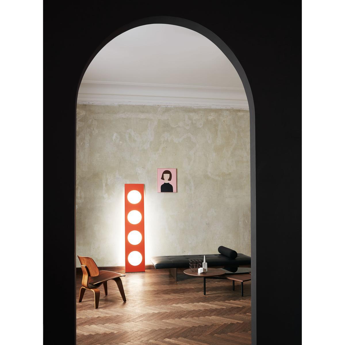 Dolmen Floor lamp - LED / L 40 x H 180 cm by Foscarini Grey/Silver/Metal – image 4