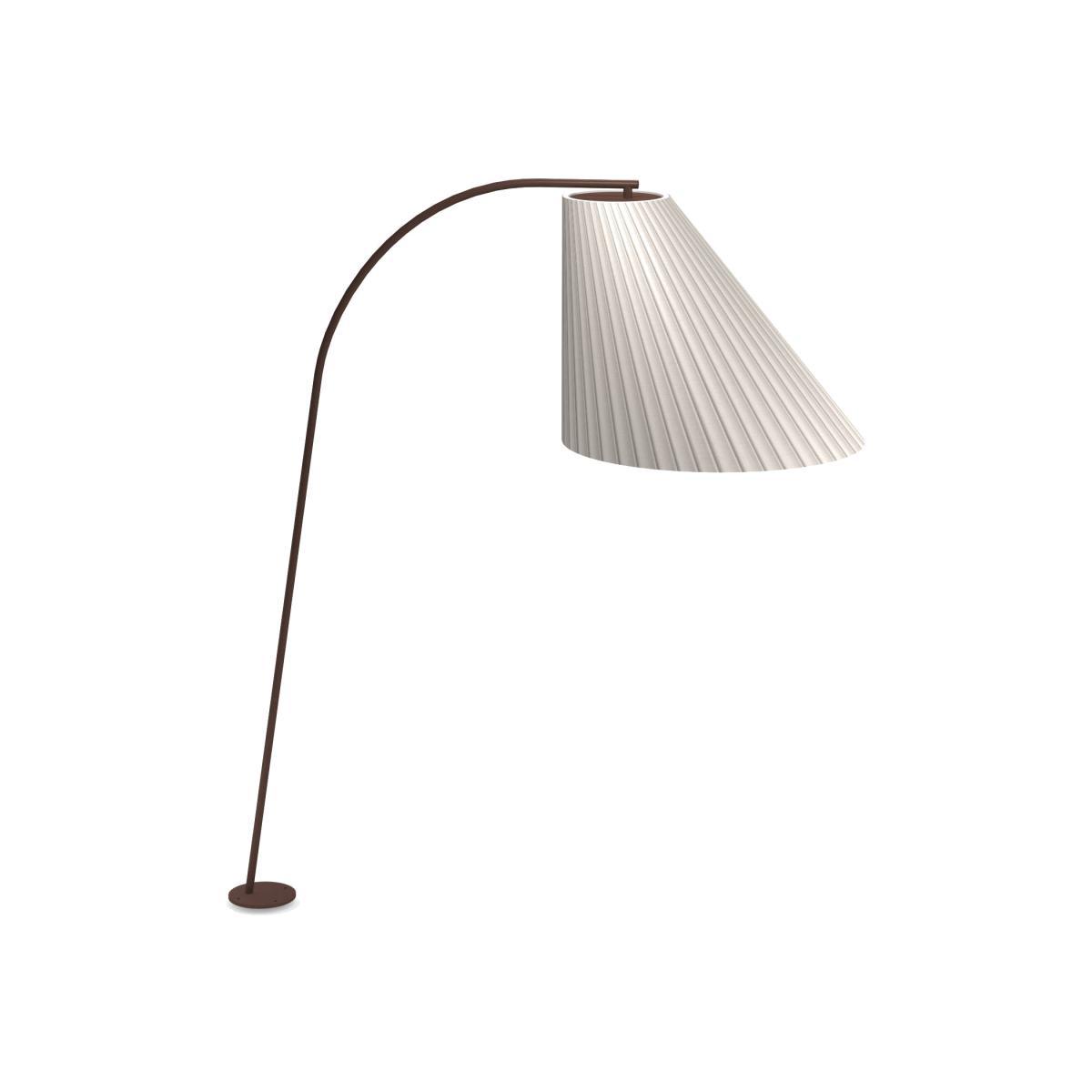 Cone LED Floor lamp - / H 271 cm by Emu White/Brown – image 1