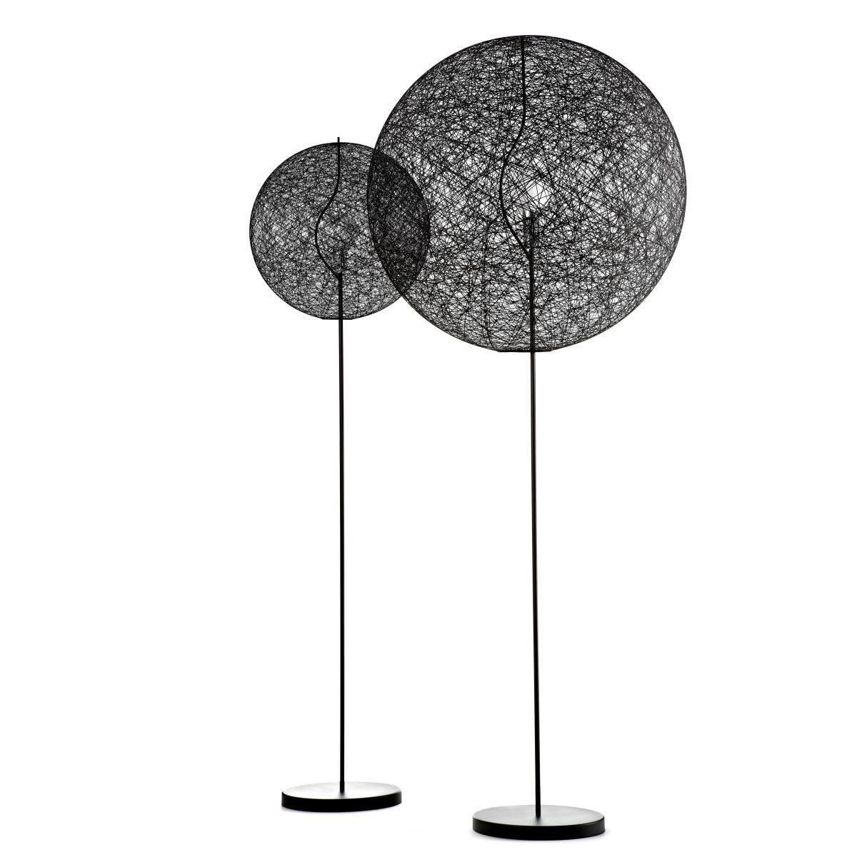Random Light LED Floor lamp - LED - Medium Ø 80 cm by Moooi Black – image 2