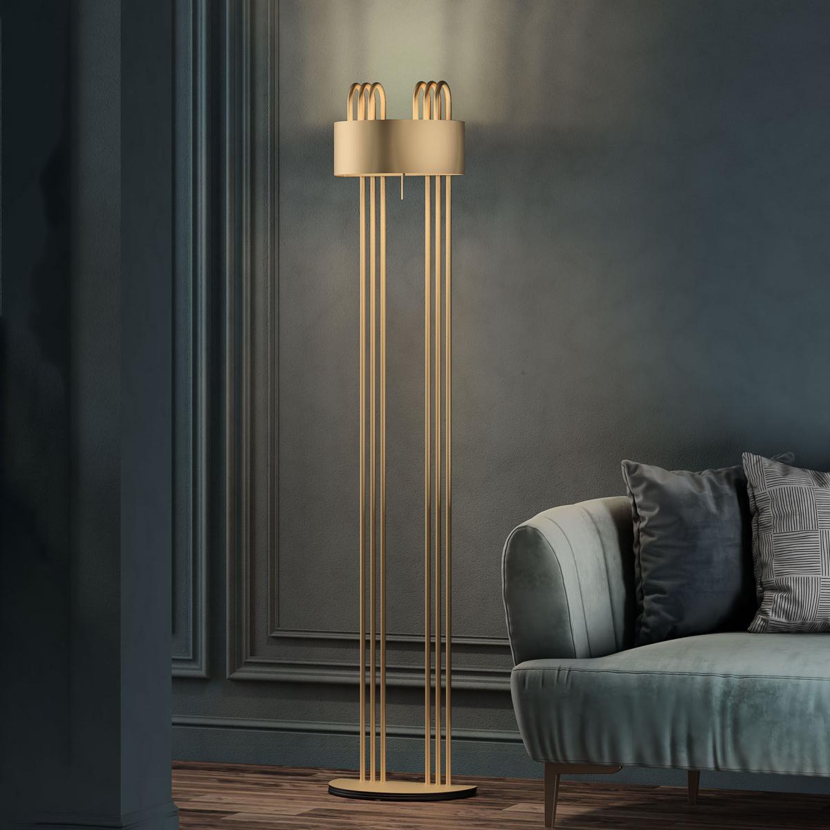 TMB 11 LED Floor lamp metal gold - Lumen Center Italia – image 2