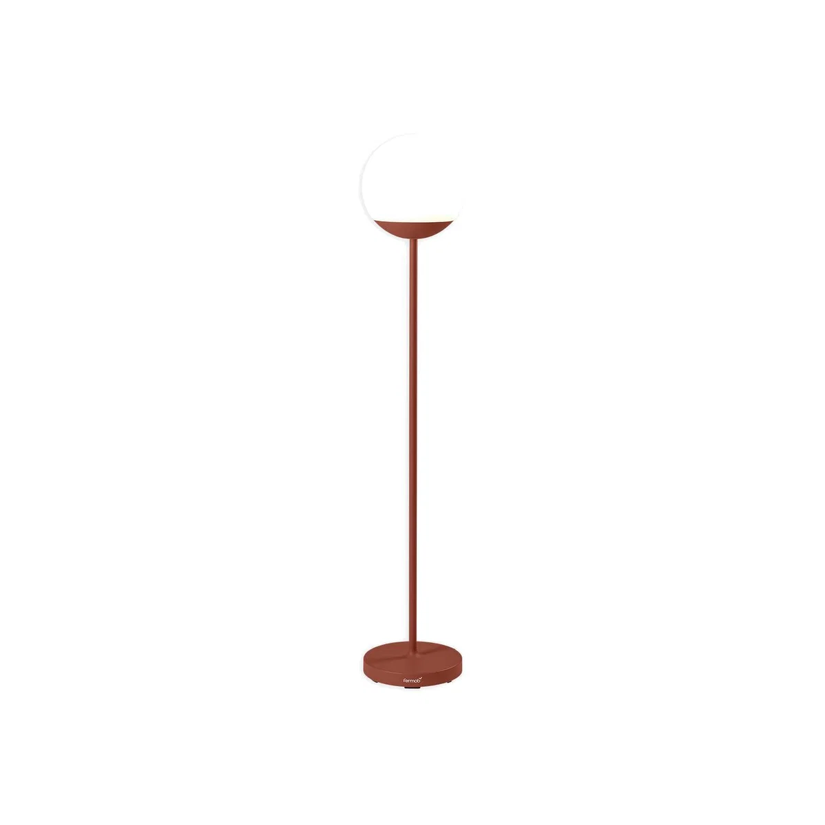 Mooon! LED Wireless floor lamp - / H 134 cm - Bluetooth by Fermob Red – image 1