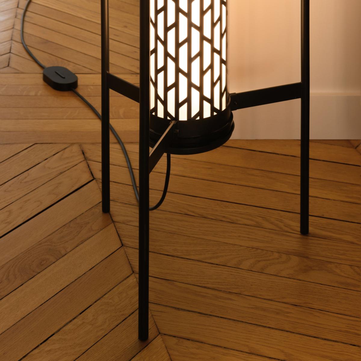 Belleville LED Floor lamp metal black / H 154.5 cm - SAMMODE STUDIO – image 3