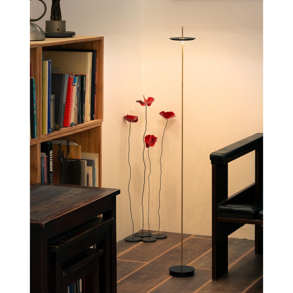 Giulietta BE Wireless floor lamp - / LED - H 110 cm by Catellani & Smith Black – image 3