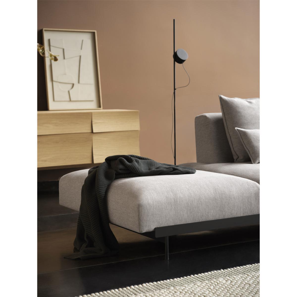 Post Floor lamp - / LED - 2 adjustable magnetic spotlights by Muuto Black – image 7