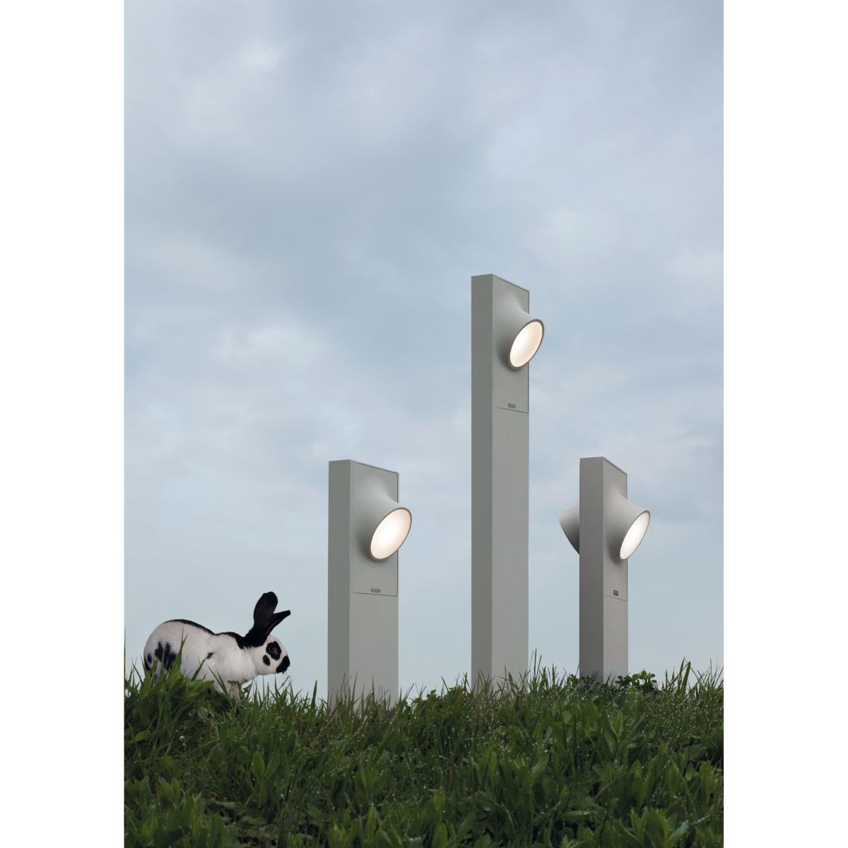 Ciclope Double LED Floor lamp - / outdoor - H 50 cm by Artemide Grey – image 2