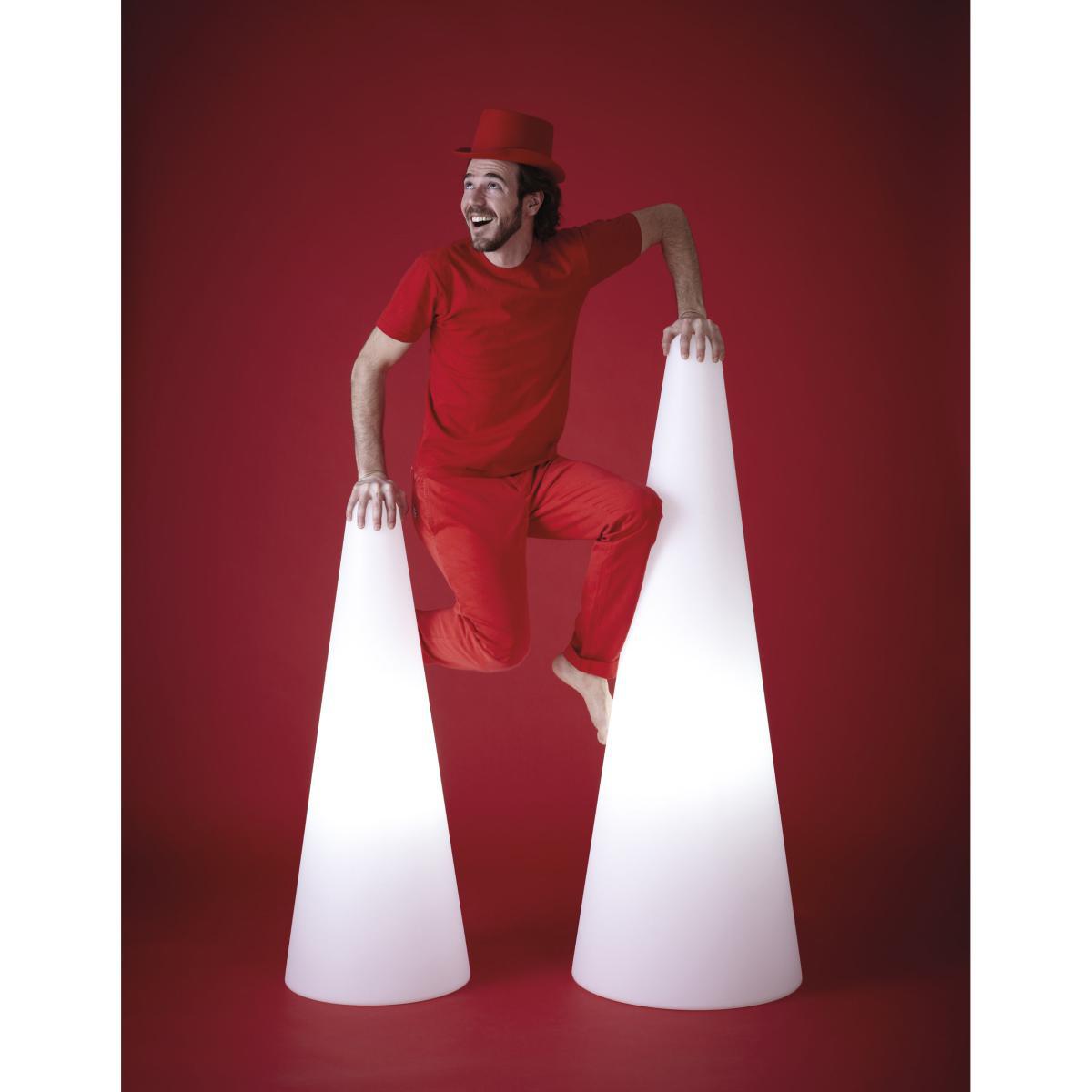 Cono Indoor Floor lamp - H 113 cm - Indoor by Slide White – image 3
