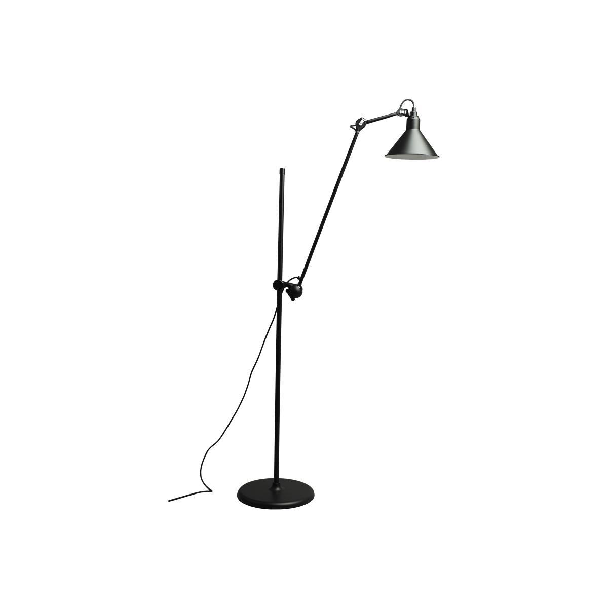 N°215L Floor lamp by DCW éditions - Lampes Gras Black