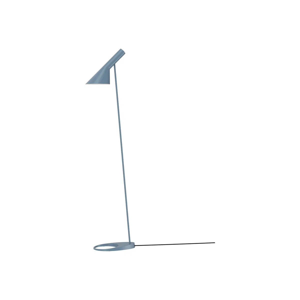 AJ Floor lamp metal blue / H 130 cm - Adjustable / Arne Jacobsen, 1957 - Louis Poulsen – image 1