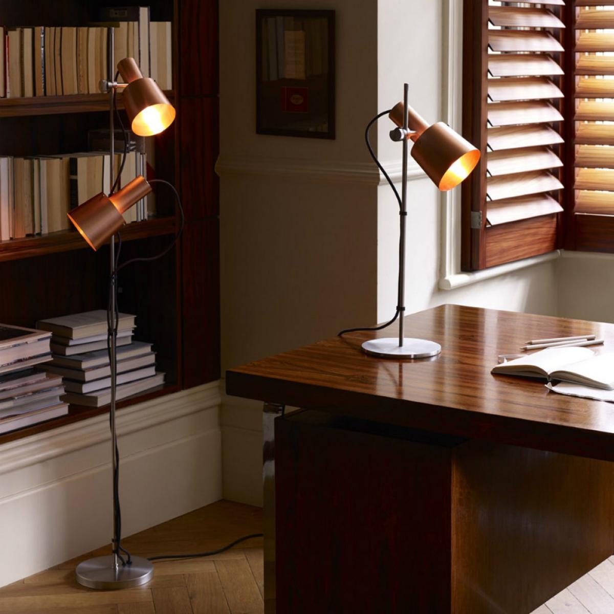 Chester Floor lamp - H 140 cm - 2 adjustable shades by Original BTC Copper – image 3