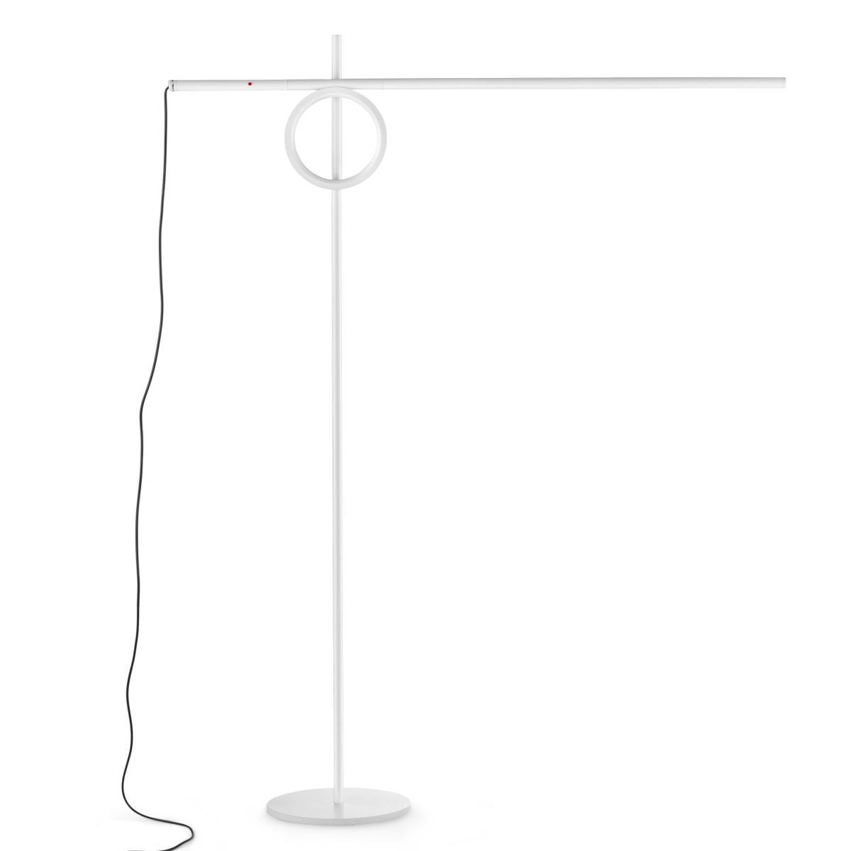 Tangent XL Floor lamp - / Adjustable - H 203 cm by Pallucco White – image 3