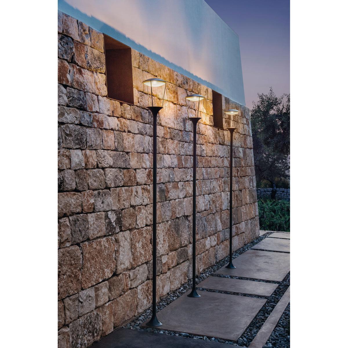 Pharos LED Floor lamp - / H 200 cm by Ethimo Black – image 4