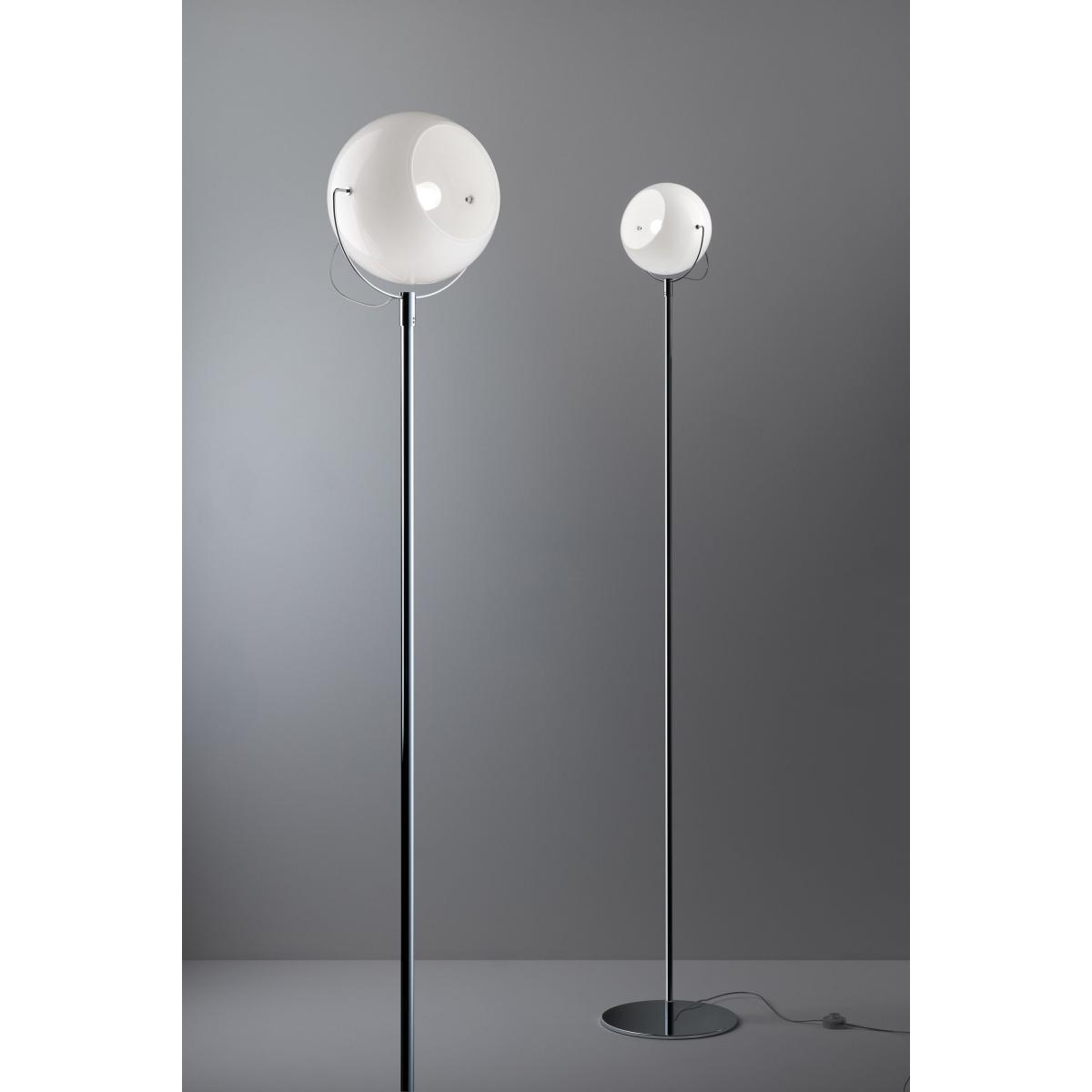 Beluga Verre blanc Floor lamp - Floor lamp - White glass version by Fabbian White – image 2