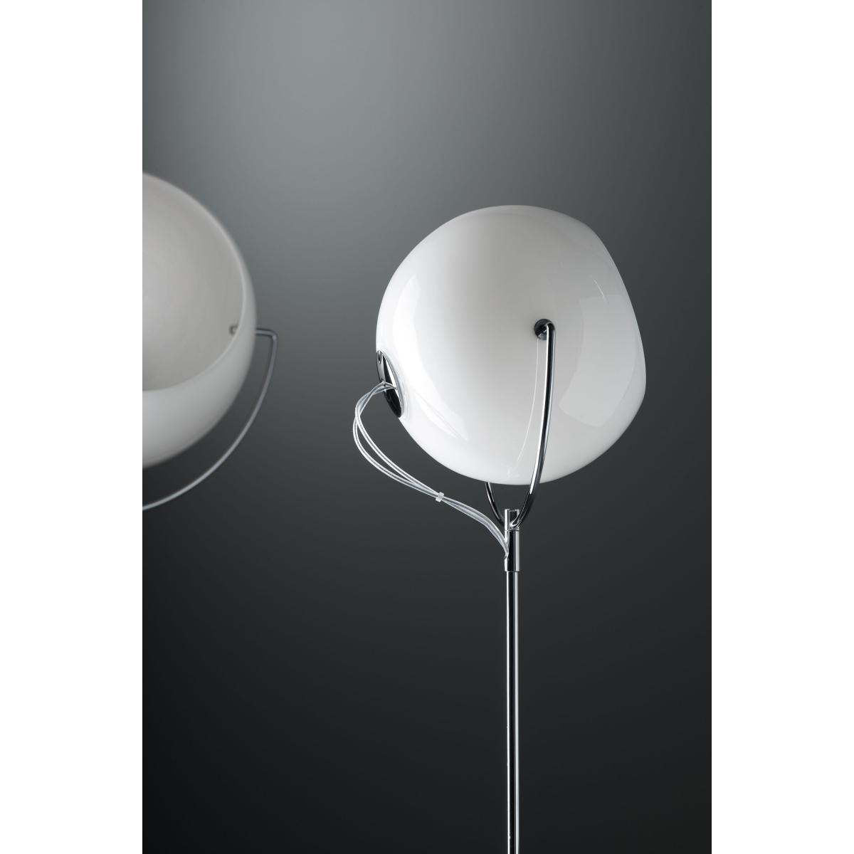 Beluga Verre blanc Floor lamp - Floor lamp - White glass version by Fabbian White – image 3
