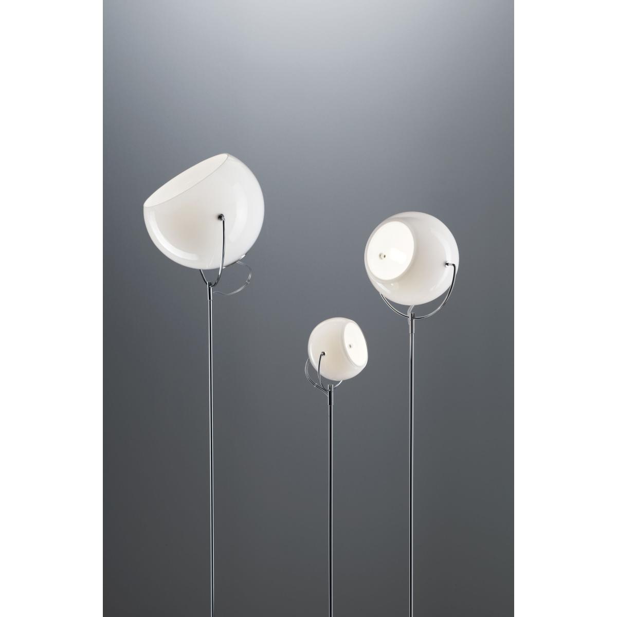 Beluga Verre blanc Floor lamp - Floor lamp - White glass version by Fabbian White – image 4