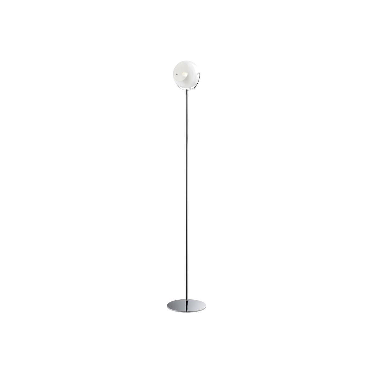 Beluga Verre blanc Floor lamp - Floor lamp - White glass version by Fabbian White – image 1