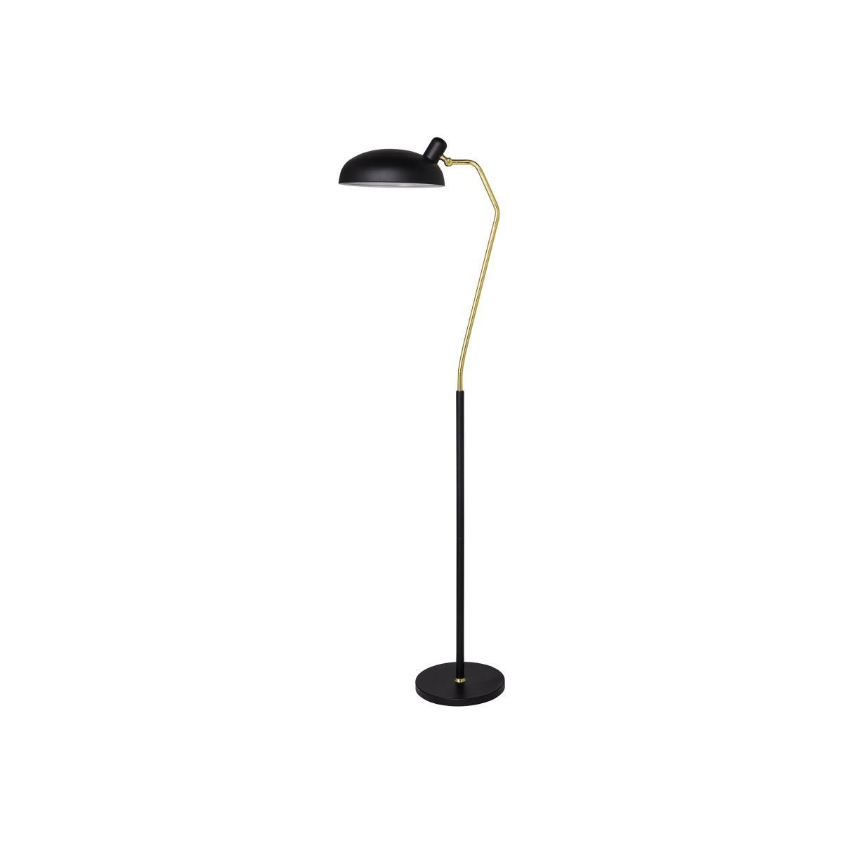 Floor lamp - / Metal - Tilting by Bloomingville Black/Gold – image 1