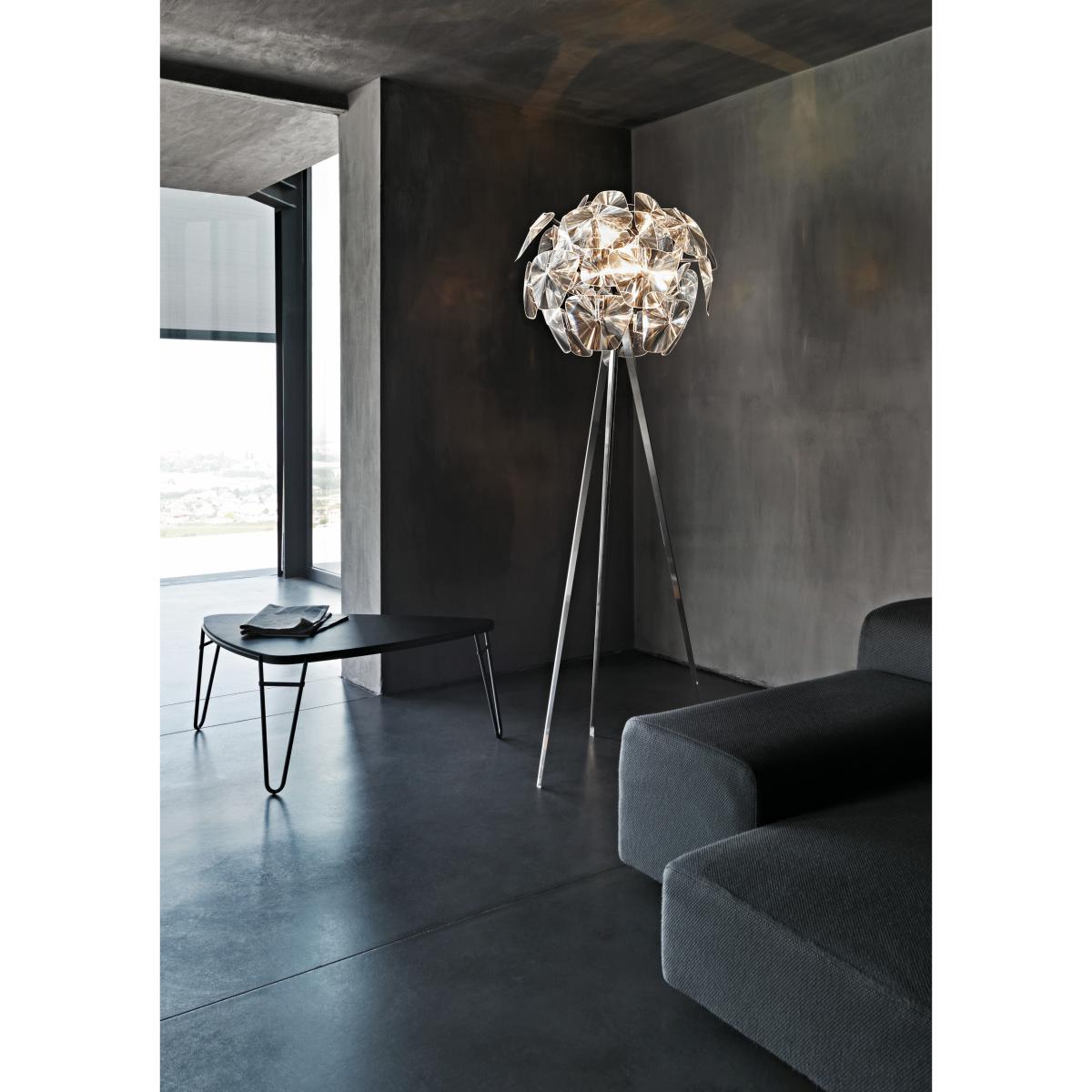Hope Floor lamp - / Three legs - H 198 cm by Luceplan Transparent – image 2