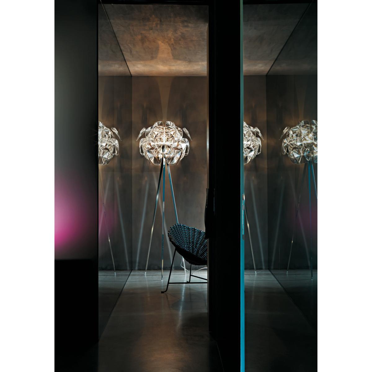 Hope Floor lamp - / Three legs - H 198 cm by Luceplan Transparent – image 3