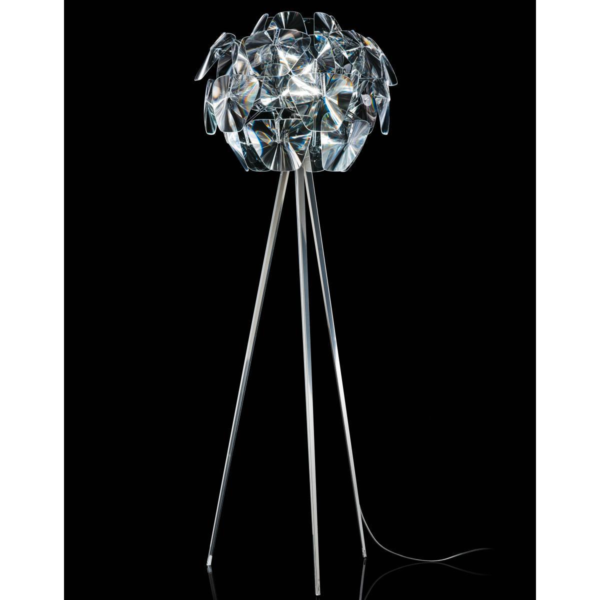 Hope Floor lamp - / Three legs - H 198 cm by Luceplan Transparent – image 1