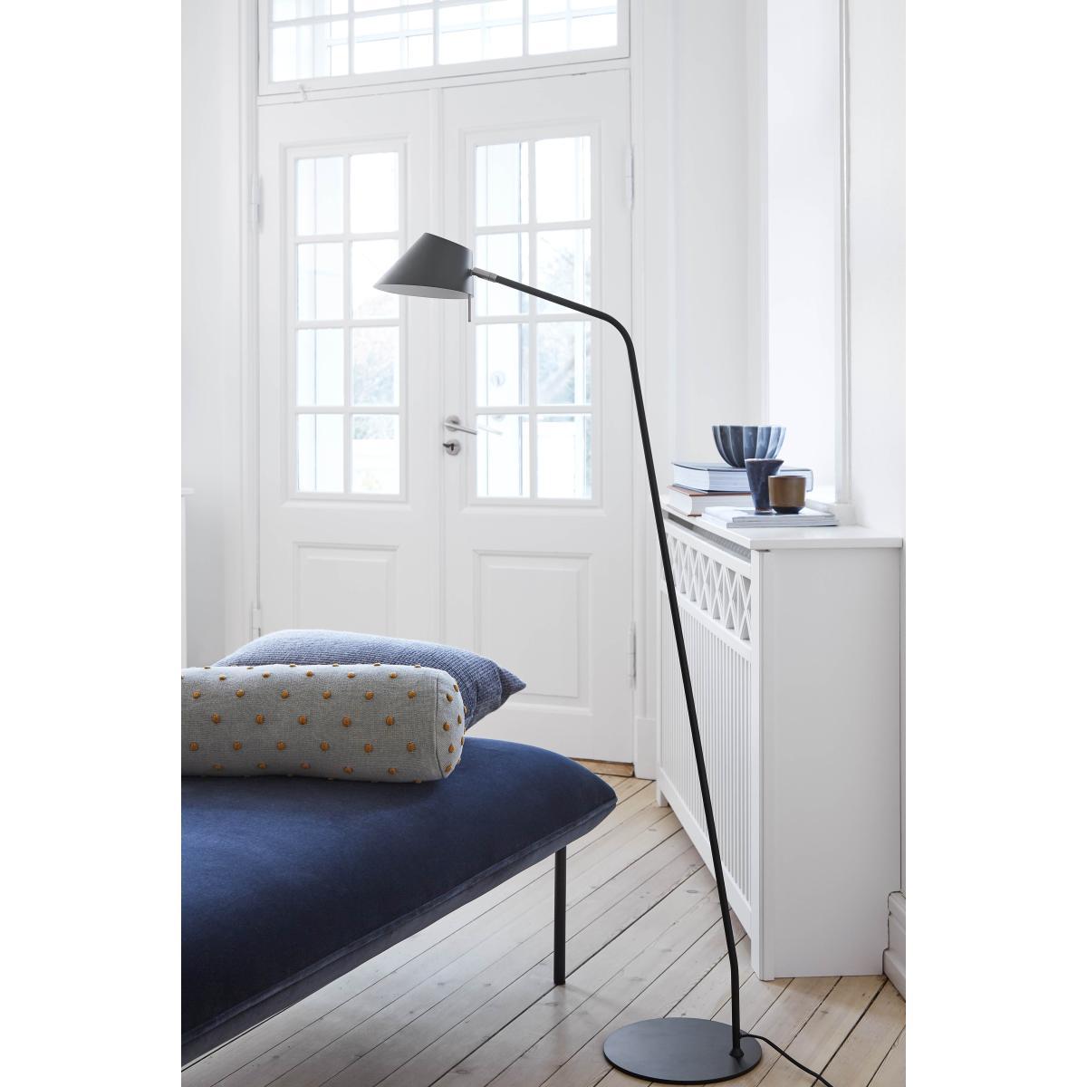 Office Floor lamp - / Metal - Tilting by Frandsen Black – image 2