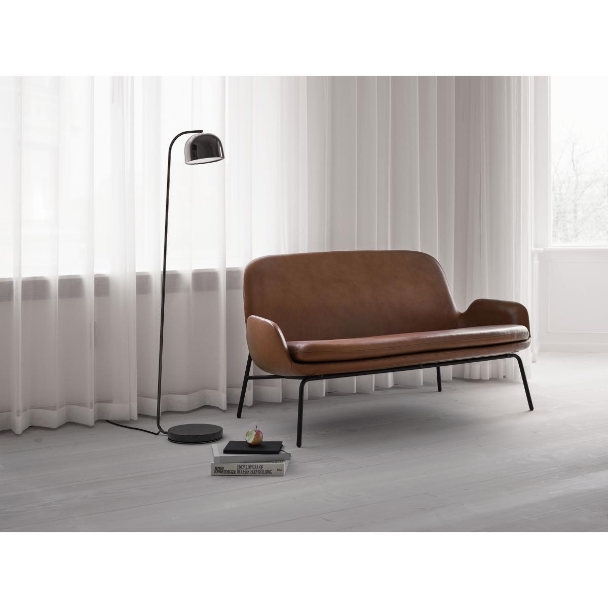 Grant Floor lamp - / Metal & Granite base - H 136 cm by Normann Copenhagen Grey/Black – image 2