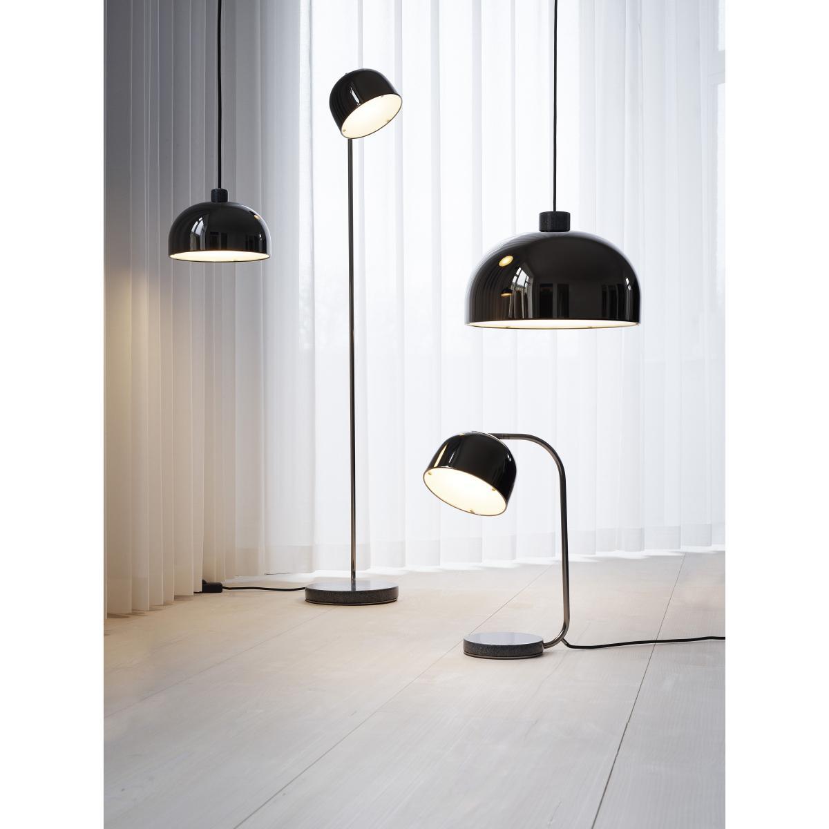 Grant Floor lamp - / Metal & Granite base - H 136 cm by Normann Copenhagen Grey/Black – image 5
