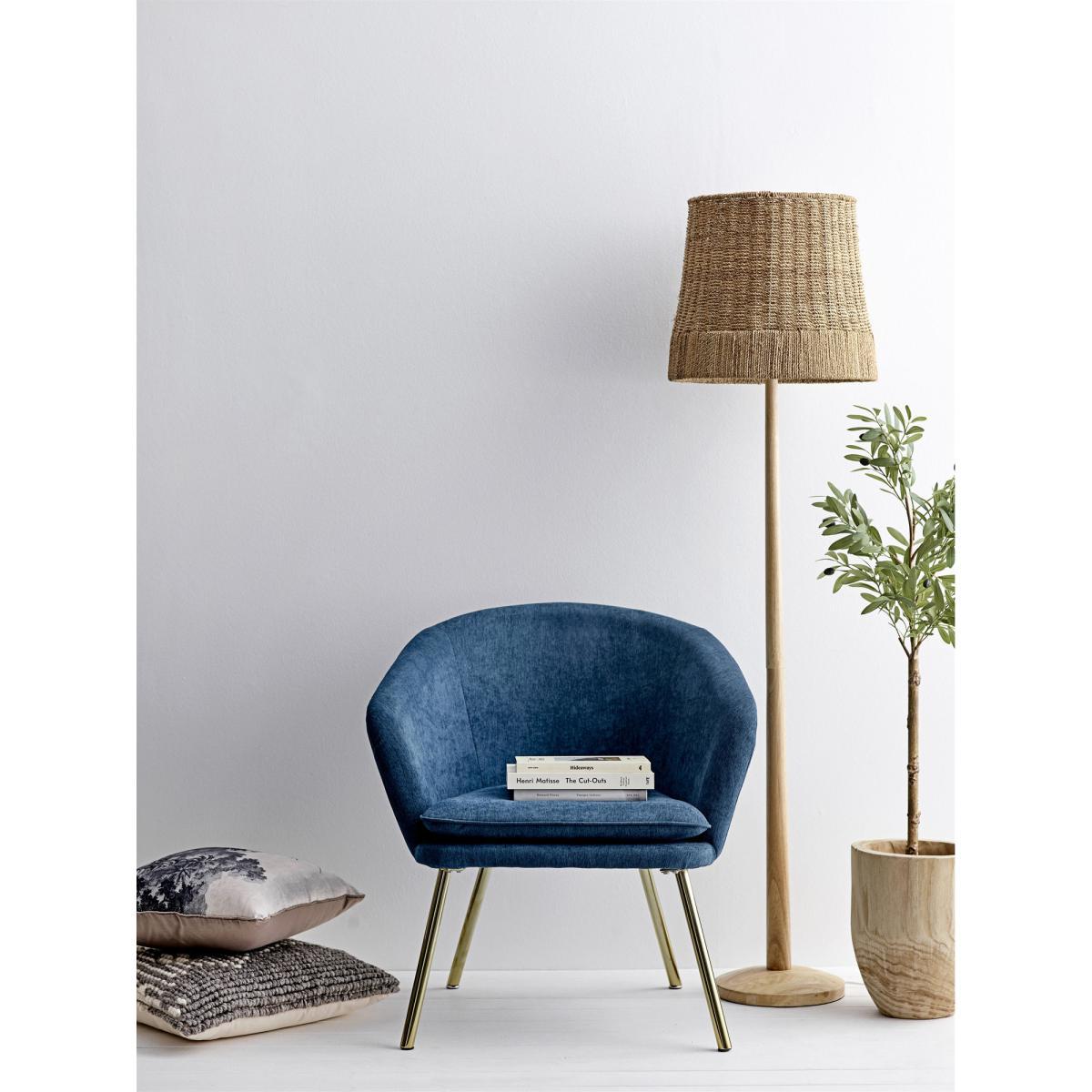 Collected Floor lamp - / Rattan & wood by Bloomingville Beige/Natural wood – image 2