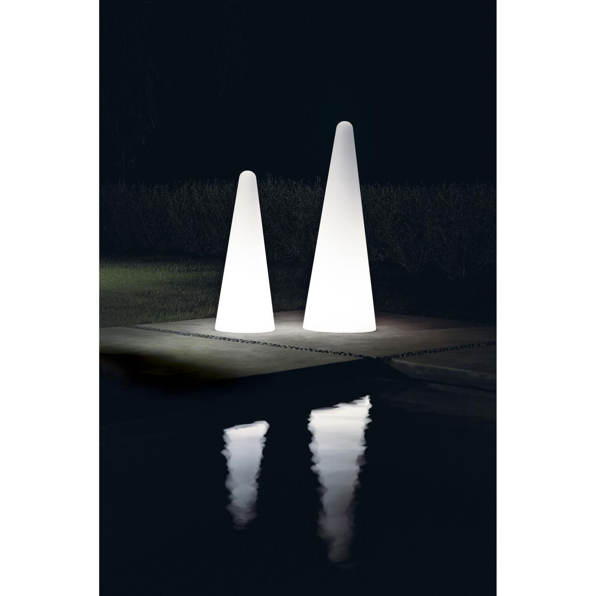Cono Outdoor Floor lamp - H 150 cm - Outdoor by Slide White – image 2