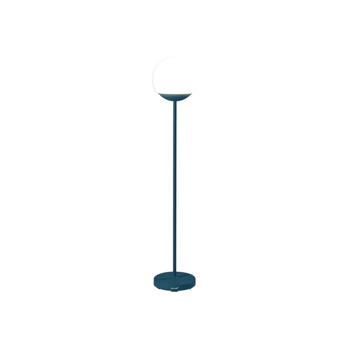 Mooon! LED Wireless floor lamp - / H 134 cm - Bluetooth by Fermob Blue – image 1
