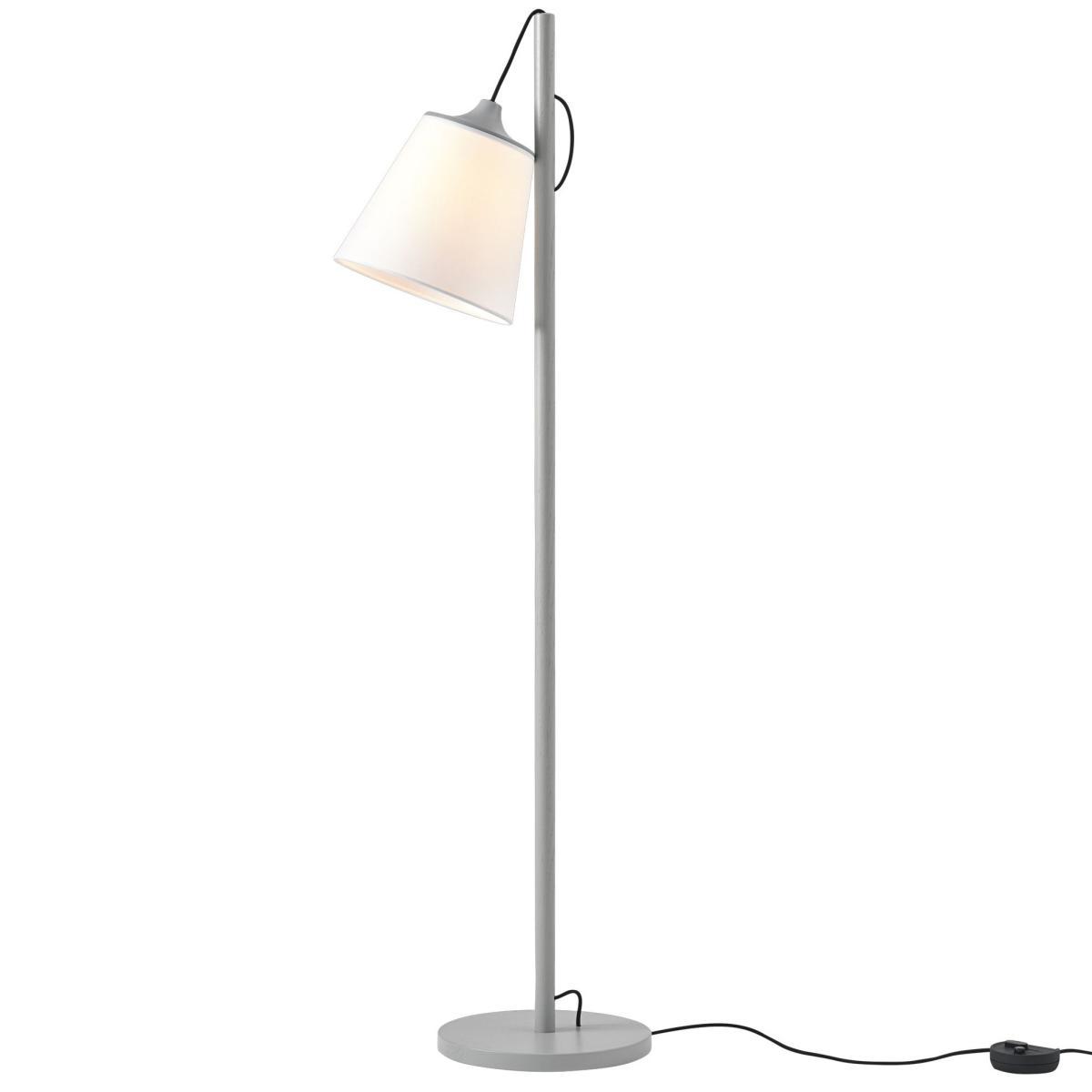 Pull Lamp Floor lamp - / Adjustable lampshade - Hand-crafted by Muuto Grey – image 2