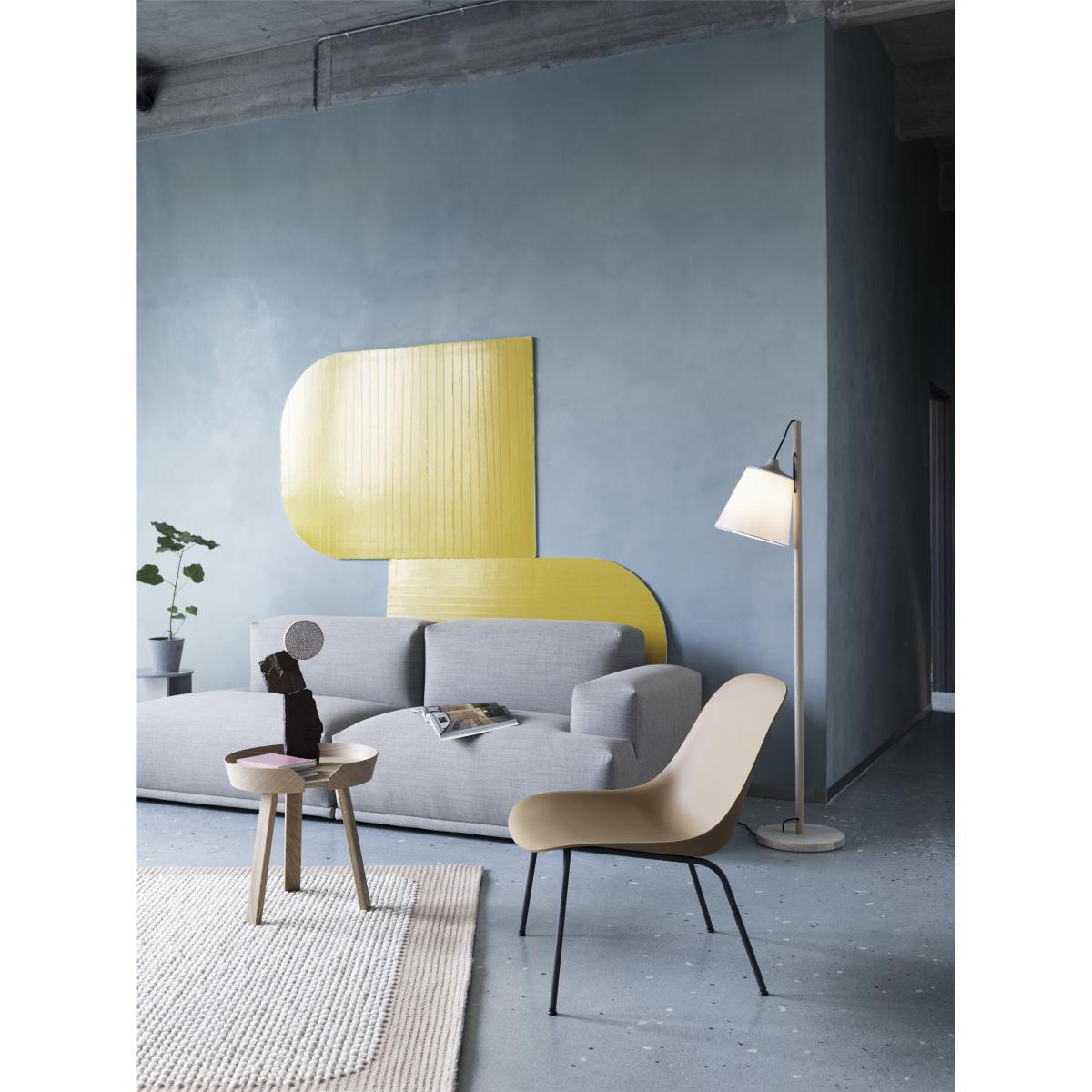 Pull Lamp Floor lamp - / Adjustable lampshade - Hand-crafted by Muuto Grey – image 3