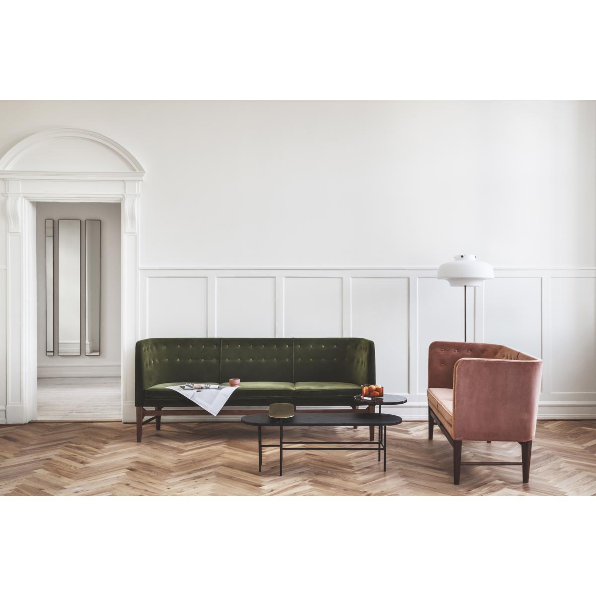 Copenhague SC14 Floor lamp - / Ø 50 cm - H 150 cm - Verre by &tradition White/Brown/Metal – image 7