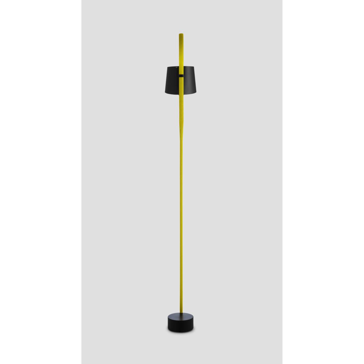 Rope Trick Floor lamp - LED - Adjustable shade by Hay Yellow – image 2