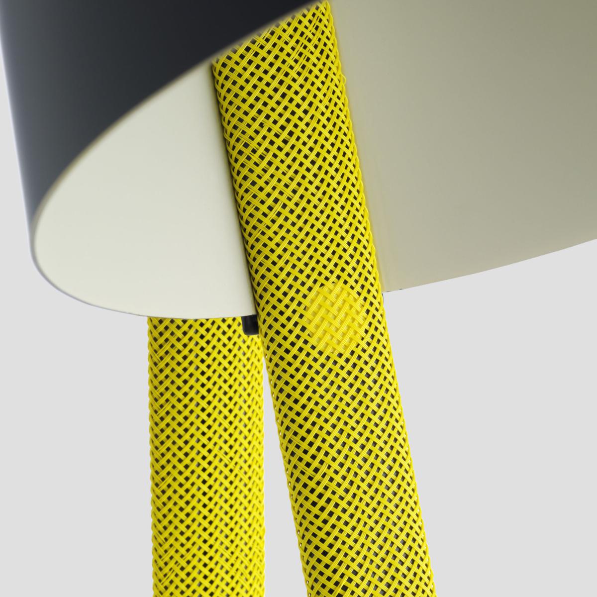 Rope Trick Floor lamp - LED - Adjustable shade by Hay Yellow – image 8