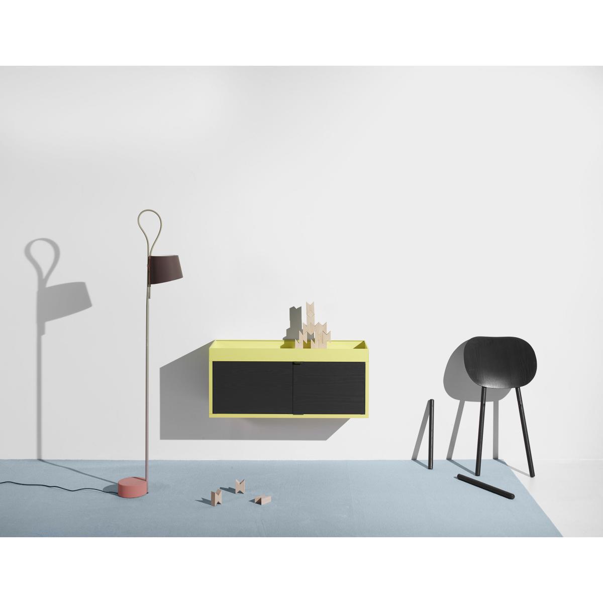 Rope Trick Floor lamp - LED - Adjustable shade by Hay Yellow – image 9