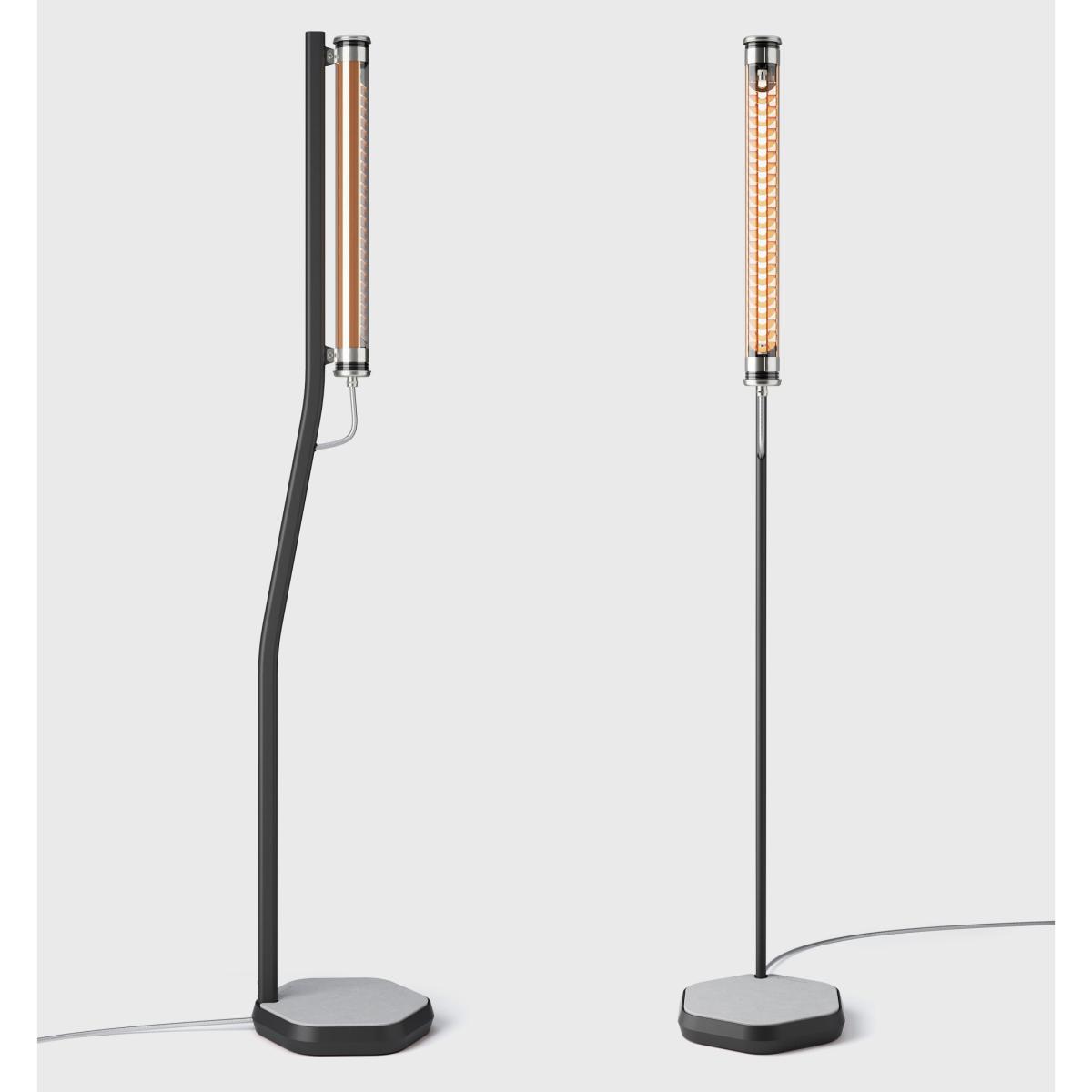 Bodom LED Floor lamp - / Indoors-outdoors - H 205 cm by SAMMODE STUDIO Black – image 2