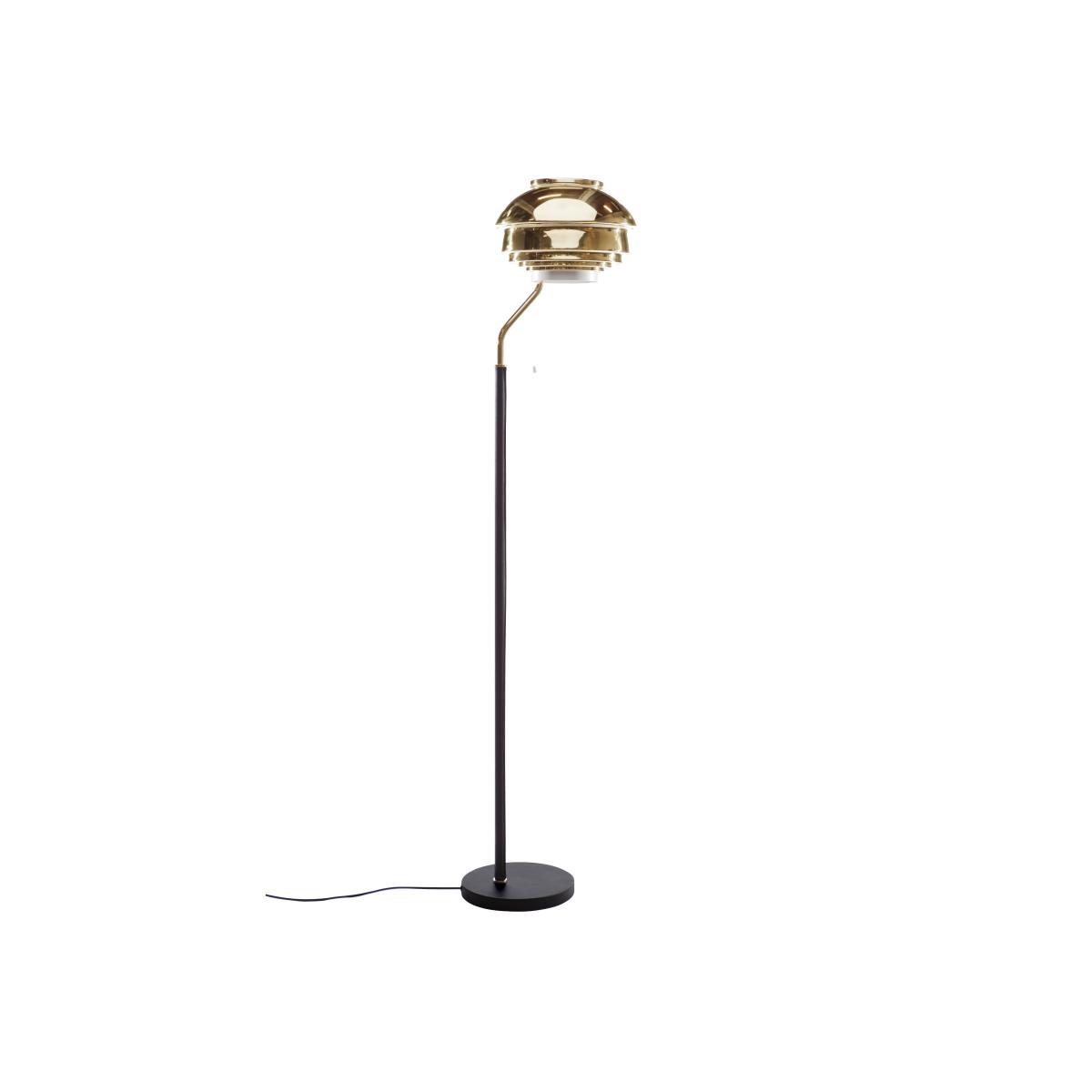 A808 Floor lamp metal gold / Alvar Aalto, 1955 - ARTEK – image 1