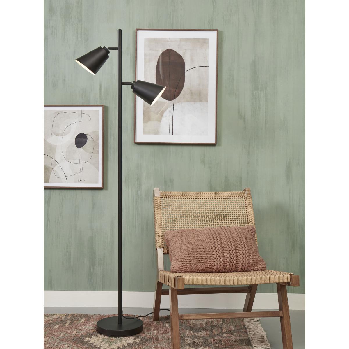 Bremen Floor lamp - / 2 adjustable spotlights - H 162 cm by It's about Romi Black – image 4