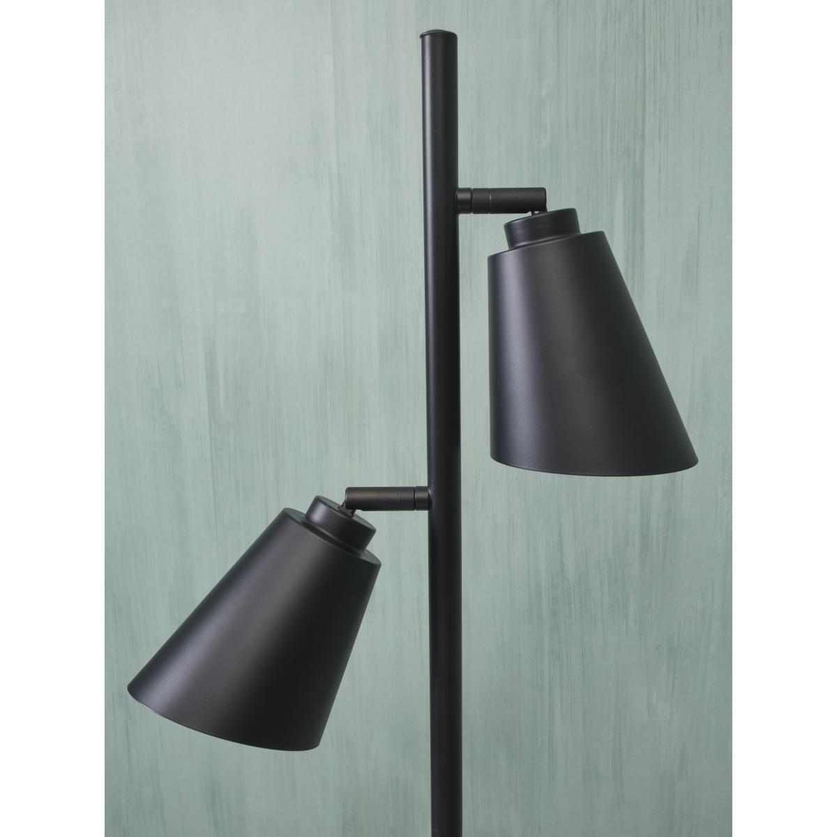 Bremen Floor lamp - / 2 adjustable spotlights - H 162 cm by It's about Romi Black – image 6
