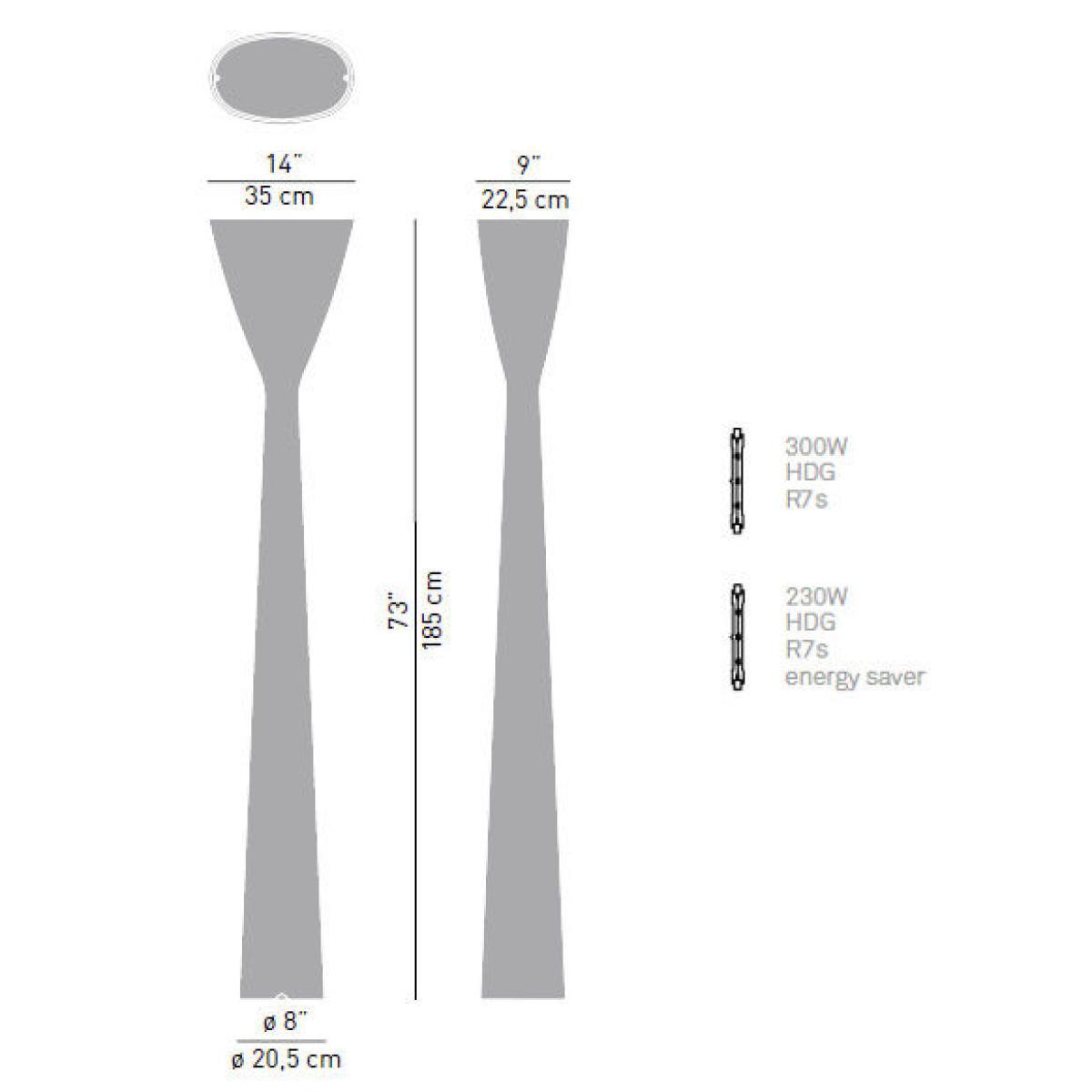 Carrara Floor lamp - LED by Luceplan White – image 6