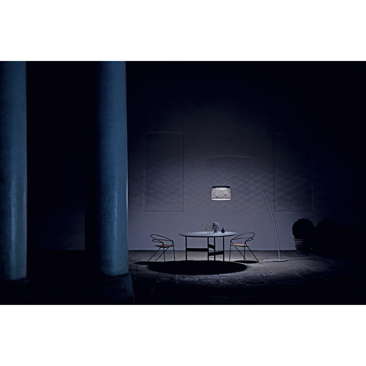Twiggy Grid LED Outdoor Floor lamp - / Ø 46 x H 29 cm by Foscarini Red – image 2