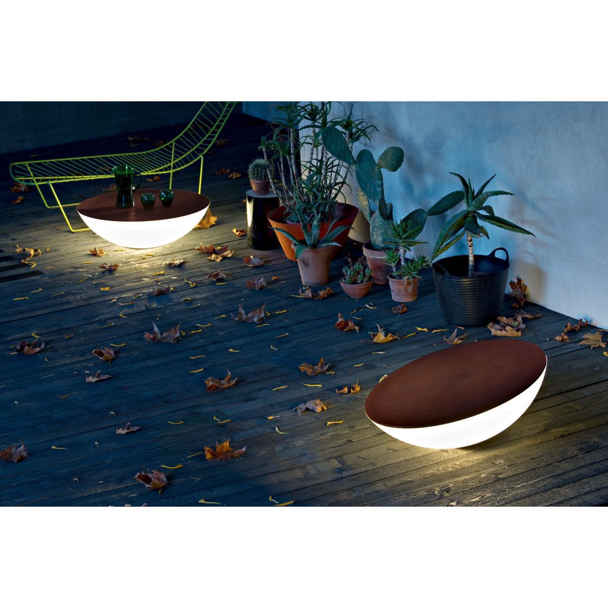 Solar Outdoor Floor lamp - Ø 79 x H 31 cm by Foscarini Orange – image 3