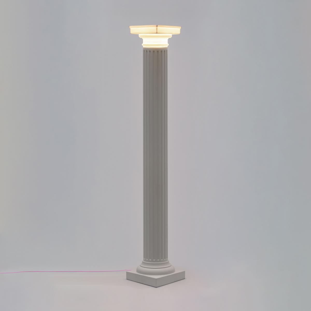 Las Vegas Floor lamp plastic material white / 28 x 28 x H 190 cm - Seletti – image 2