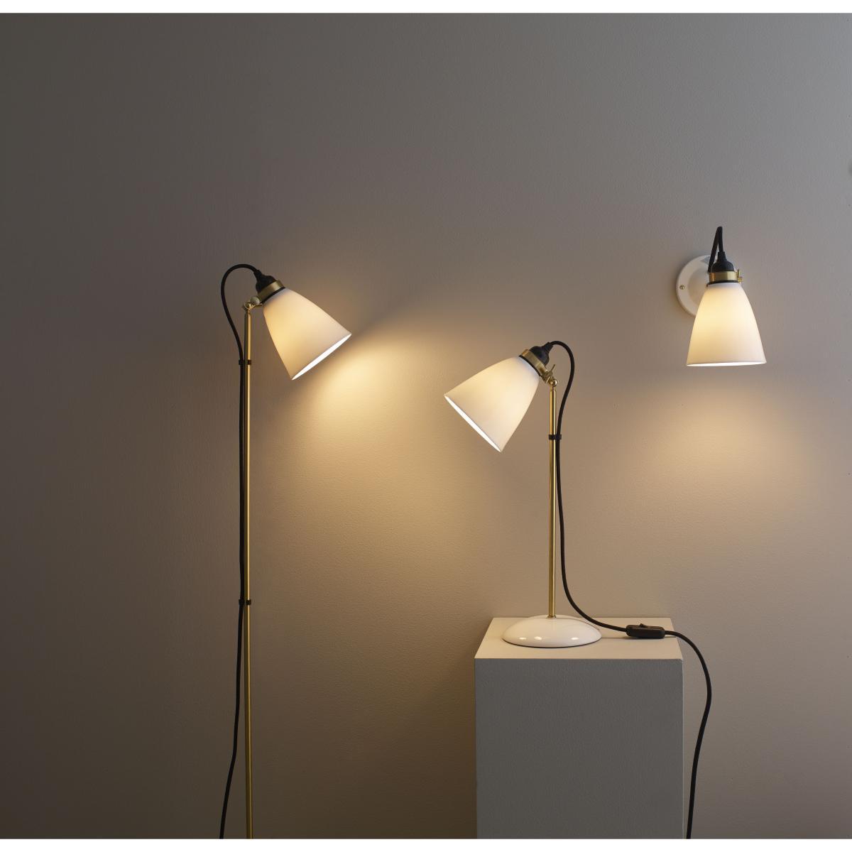 Hector 30 Floor lamp - / H 137 cm - Porcelain by Original BTC White – image 3