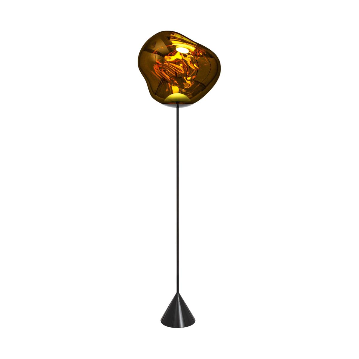 Floor lamp Melt Cone Slim LED plastic material / Ø 50 cm - Metallic polycarbonate (changes colour) - Tom Dixon – image 2