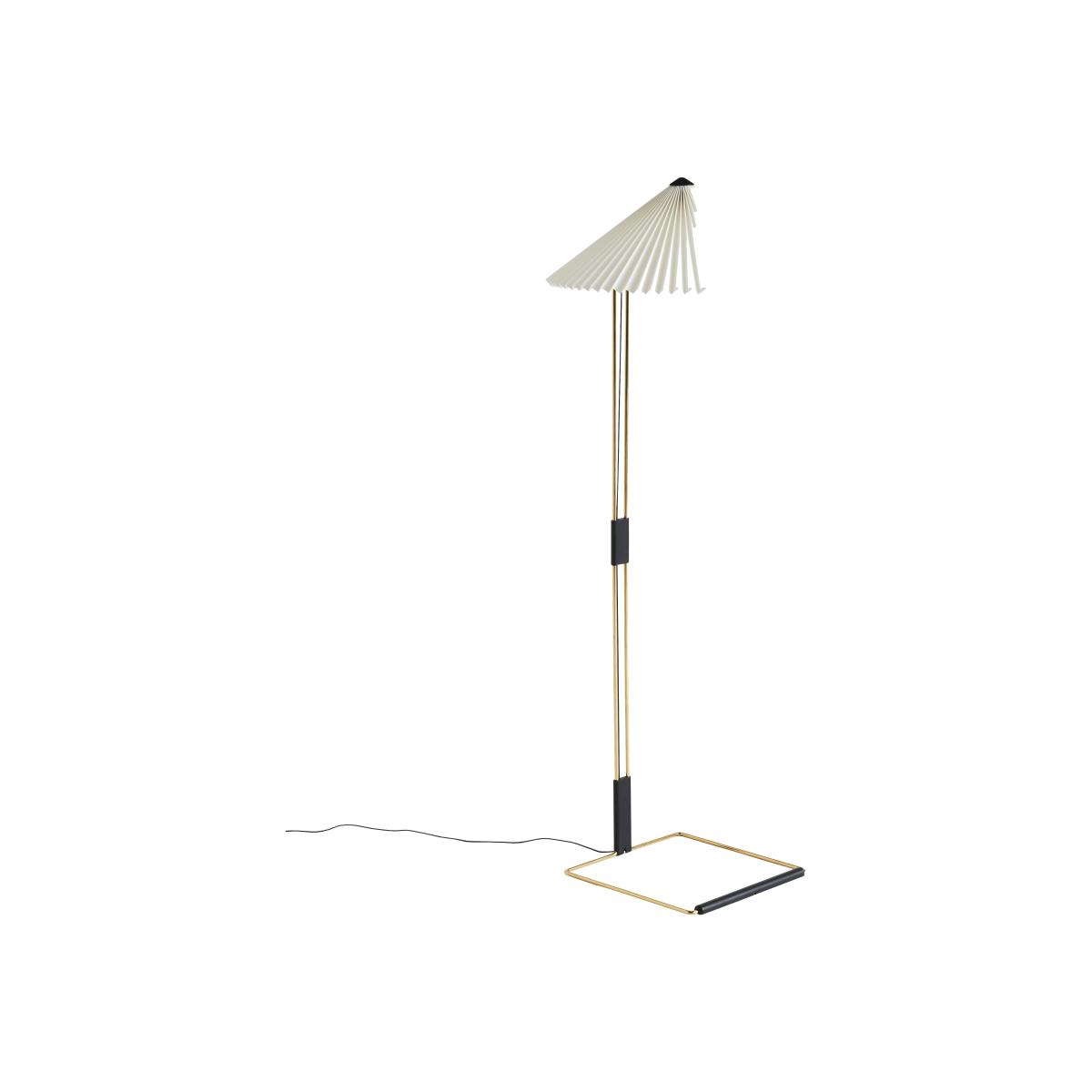 Matin Floor lamp textile white white fabric / Ø 50 x H 129 cm - Hay – image 1