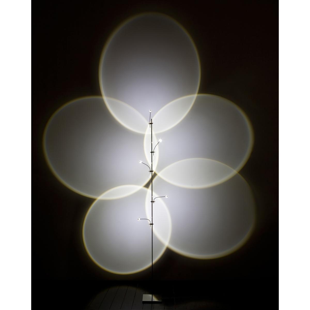 Wa Wa Floor lamp - Floor lamp by Catellani & Smith Silver – image 3