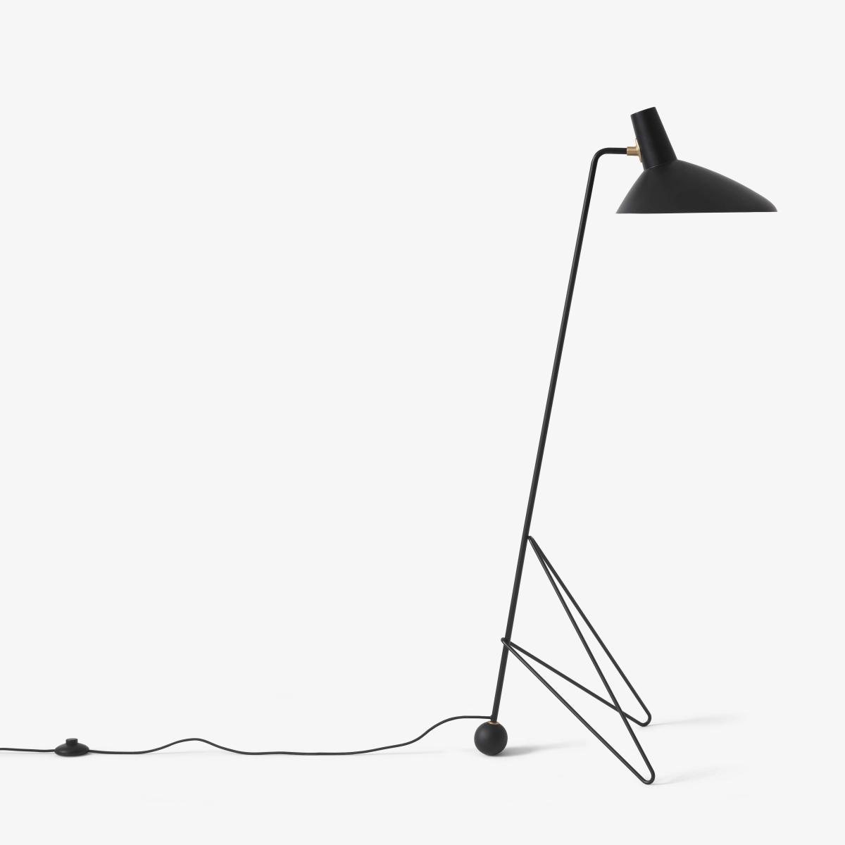Tripod HM8 Floor lamp - / 1953 model by &tradition Black – image 2